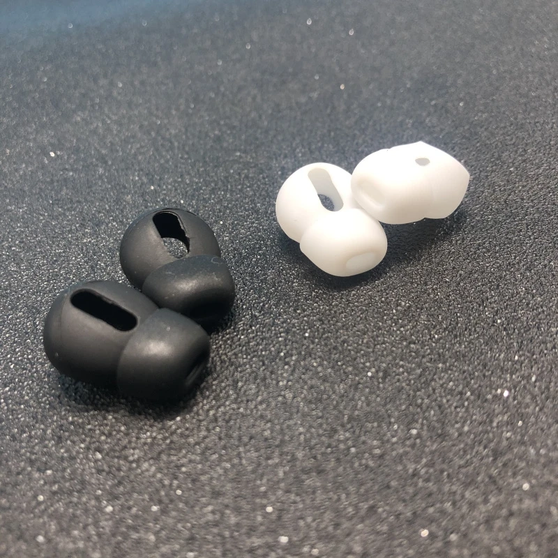 2 Paar Ohrpolster für Airpods 1/2 Wireless Bluetooth Iphone Kopfhörer Silikon Abdeckungen Kappen Kopfhörer Fall Ohrpolster Ohrstöpsel 2 teile/para