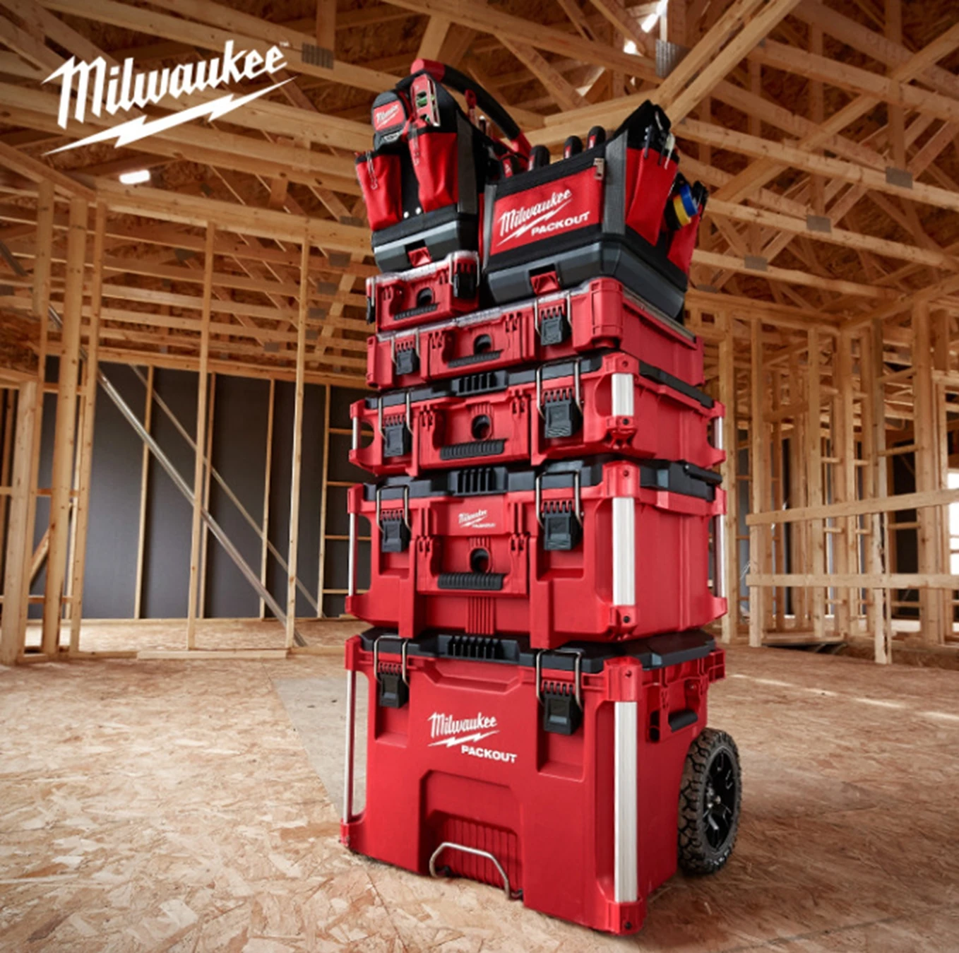 

Многофункциональный ящик для инструментов Milwaukee Packout, промышленного класса, для хранения оборудования и домашнего использования