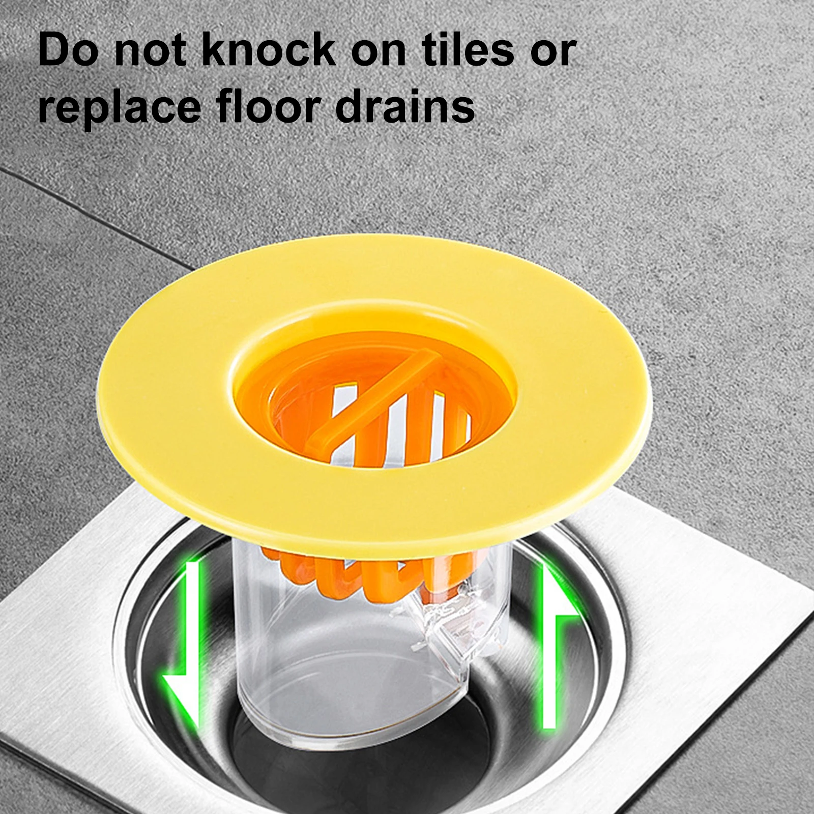 PVC Magnetic Kitchen Bathroom Sewer Seal Floor Drain Insect & Leak Proof Downpipe Accessories Strainer Trap Filter Sewer Cover