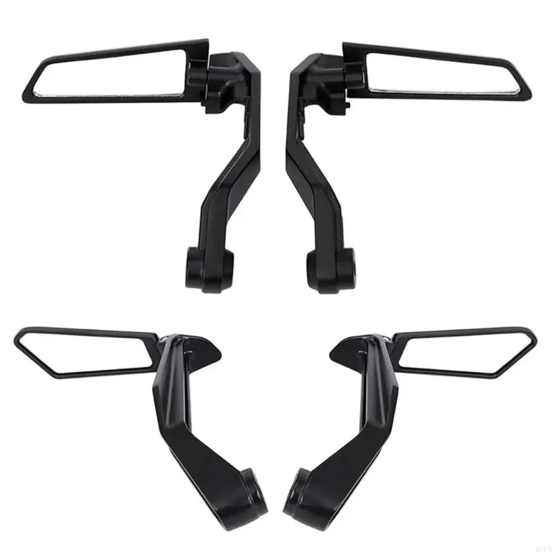 

Wide Screen Motorcycle Mirror Quick Mounting Handlebar Side Mirror Foldable R6FB