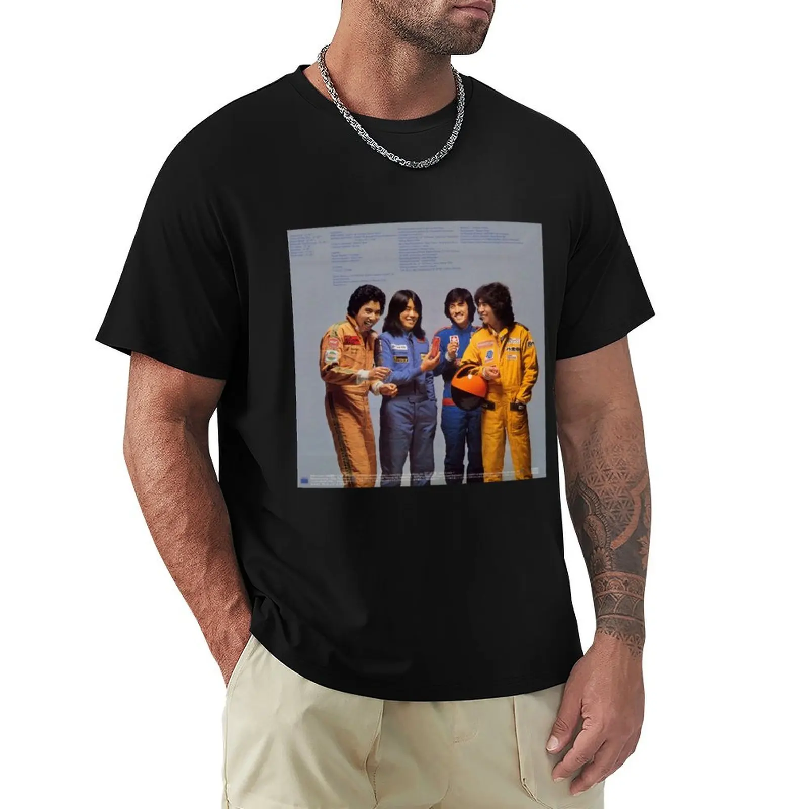 Casiopea band photo album T-Shirt Basic Lightweight Short Sleeve Tee