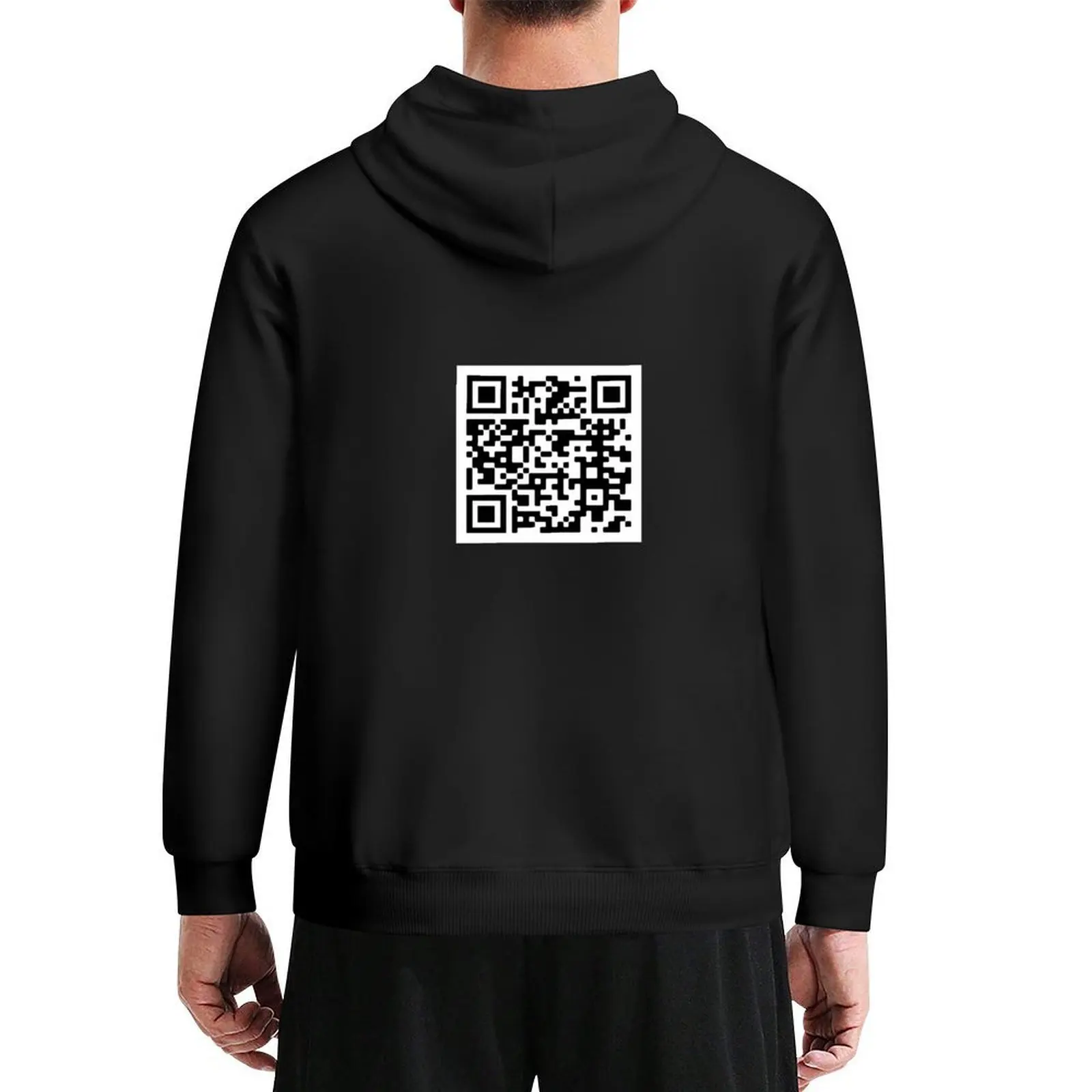Obi-Wan Hello There QR Code هوديي ملابس رجالية ملابس رجالية ملابس رجالية ملابس رياضية للرجال