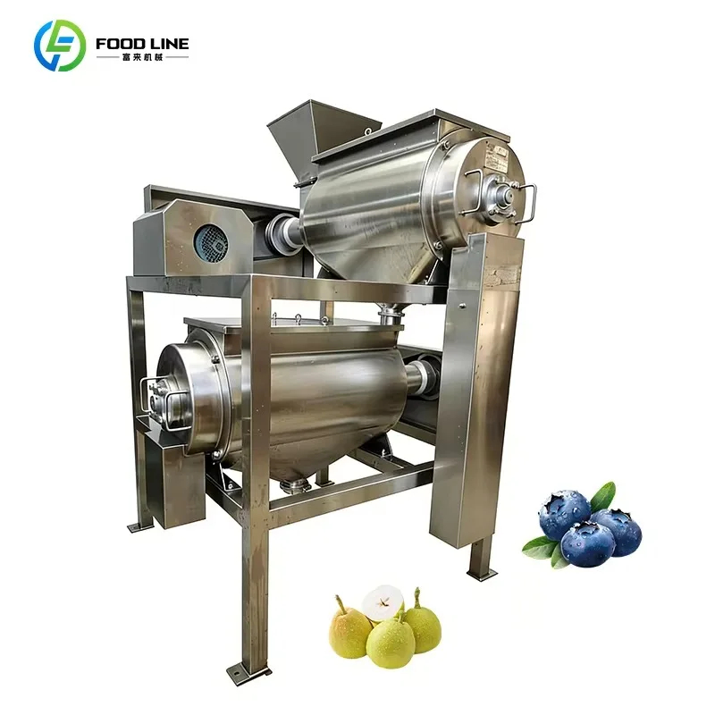 Industrial Juice Extractor Machine Continuous Juicing Equipment for Fruit Processing and Beverage Production