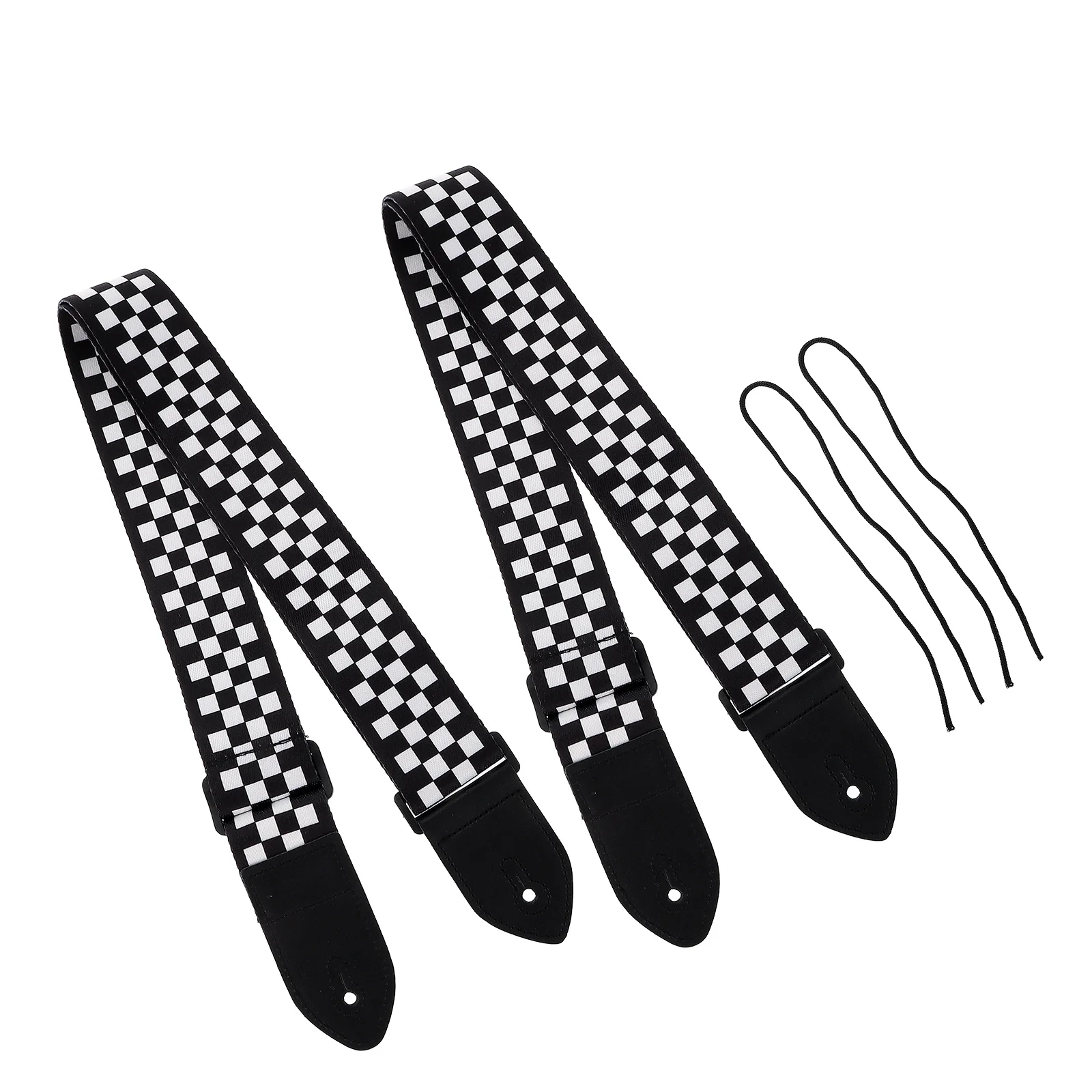

2 Pcs Guitar Strap Accessories Musical Instrument Straps Waist Belt Acoustic Bass