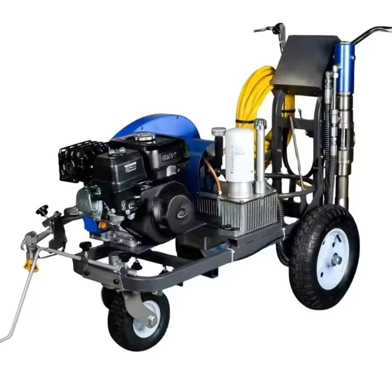 

Professional high pressure engine, power road marking machine, garage airless powerful spray gun