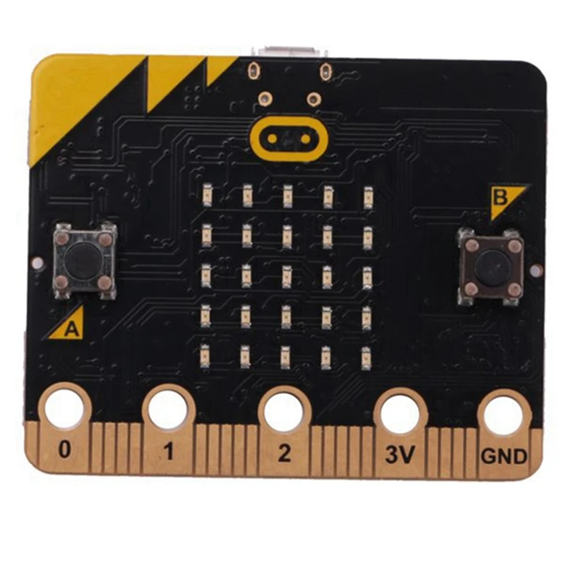 Placa de Desenvolvimento BBC para Desenvolvimento Programável, Micro Bit V2.2, BLE5.0 e Expansão 3.0, Peças do Processador Python Nordic Nrf52833