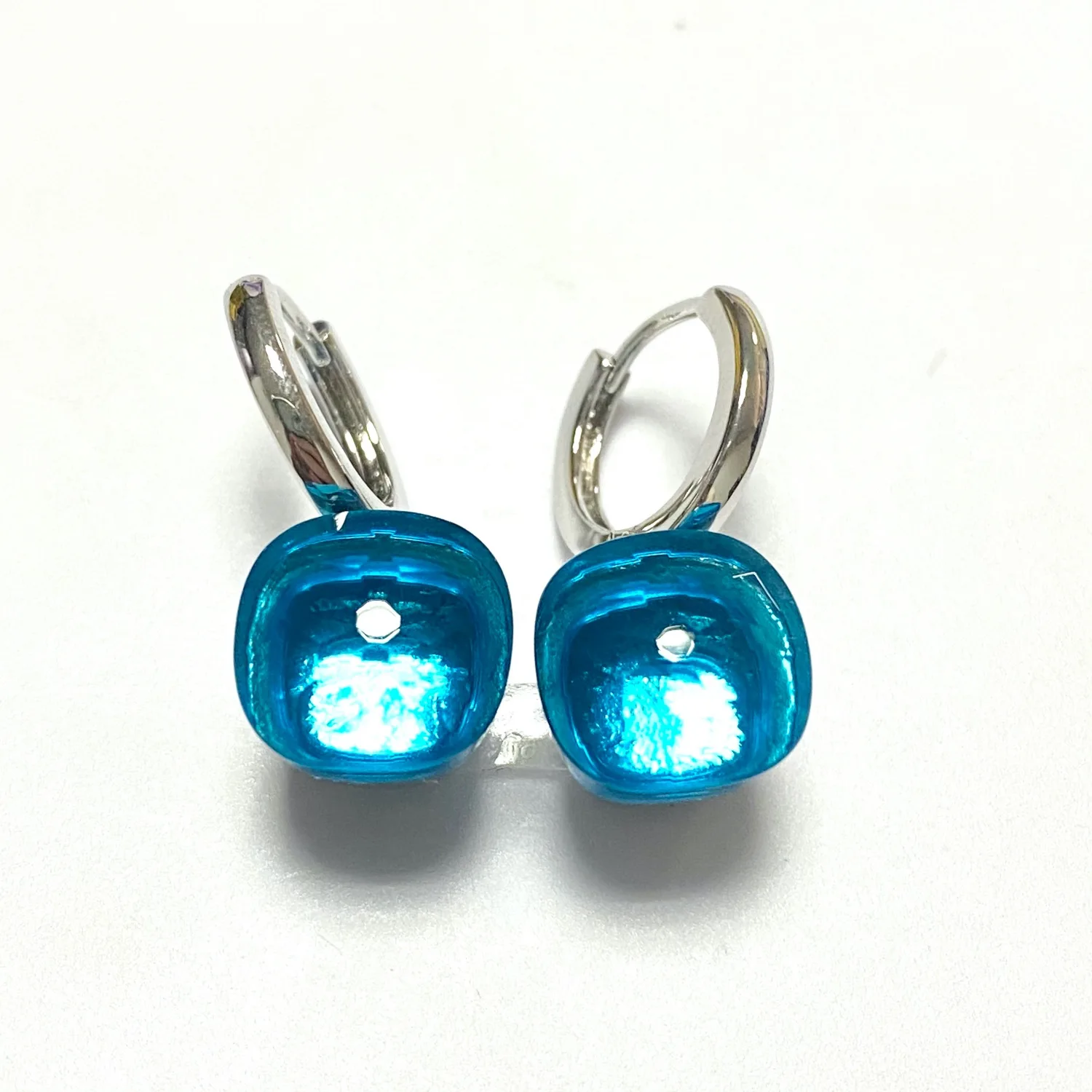 Candy Earrings For Women 28 Colors Crystal Earrings Silver Plated Sweet Candy Style Earrings Fashion Jewelry