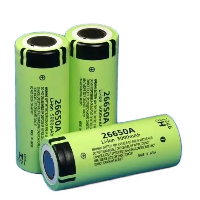 100% New.High قدرة 26650 5000mah بطارية ليثيوم أيون قابلة للشحن Lii-50A بطارية 3.7v 26650-50A لمصباح يدوي 20A التعبئة الجديدة