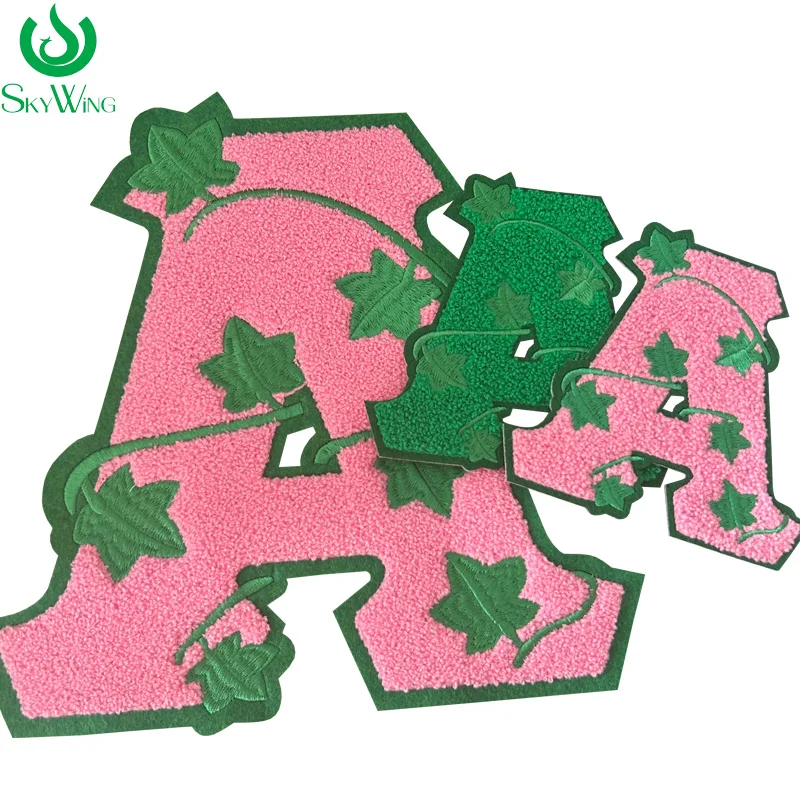 Iron On Pink Ivy Le…