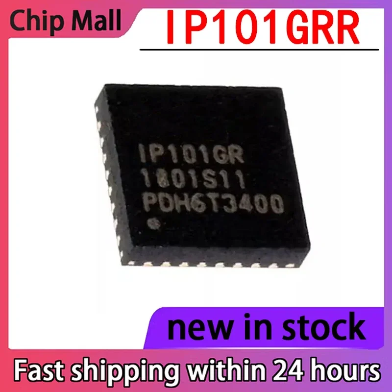 1PCS New IP101GRR IP101GR QFN-32 Ethernet Fiber Network Controller