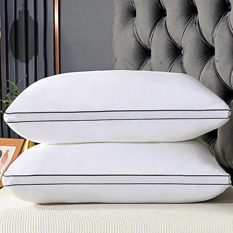 1/2 Pcs Star Rated Hotel White Hotel Same Pillow Core High Rebound Home Dormitory Adult 48x74 Pillow