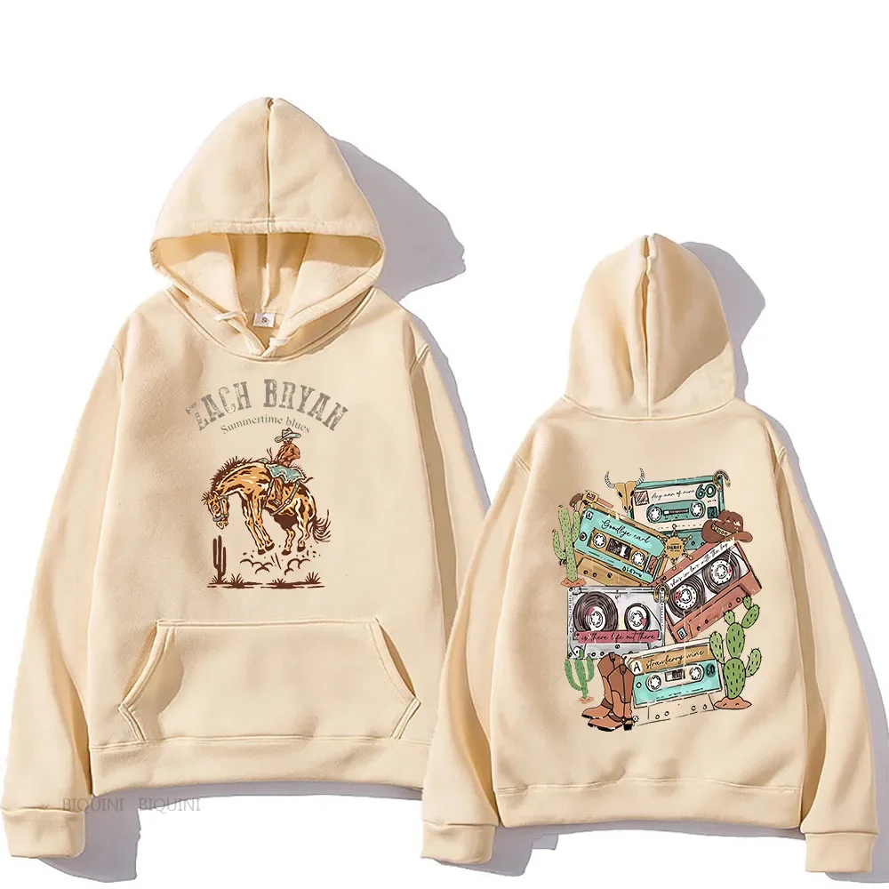 Zach Bryann-Sweat à capuche graphique PVD Vintage Style Streetwear pour hommes, Vêtements Anime chauds, Pulls confortables, Sourire d'automne, Populaire