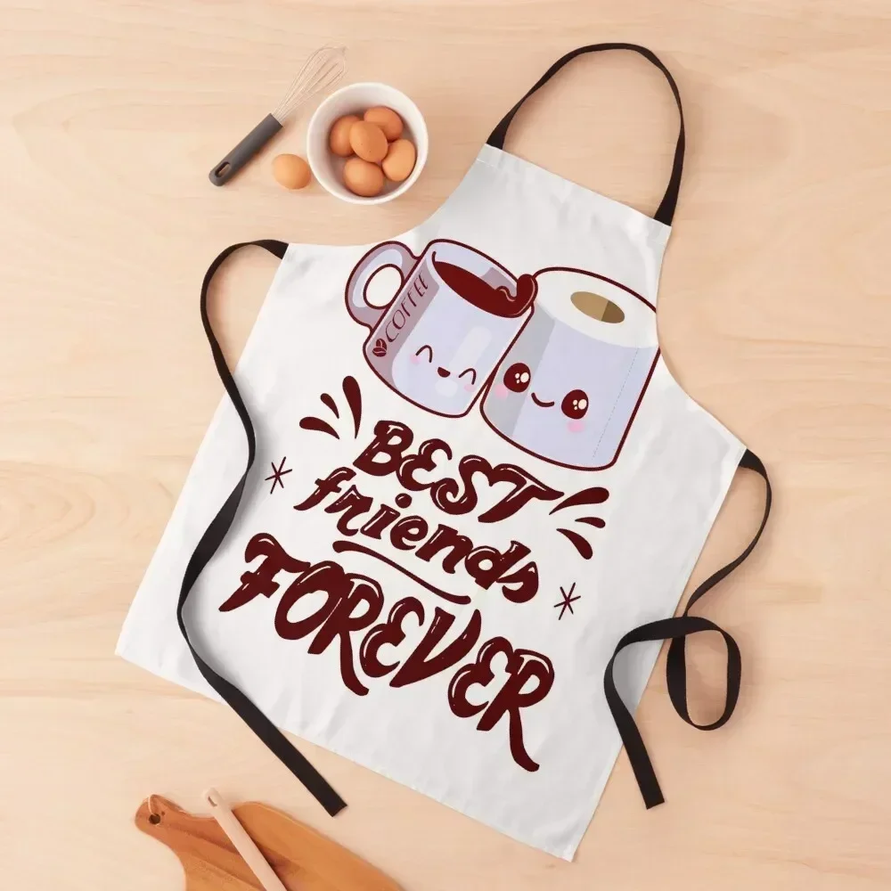 

best friends forever Apron Custom manicurist Customizable Kitchen Women Apron