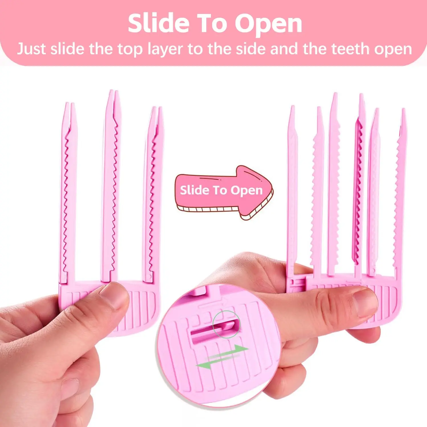 2PCS Hair Volume Clip สําหรับ Fluffy Bangs,ง่ายมงกุฎ Volume หวีสําหรับผู้หญิง,volumizing คลิปผม Instant No-Trace รากผม