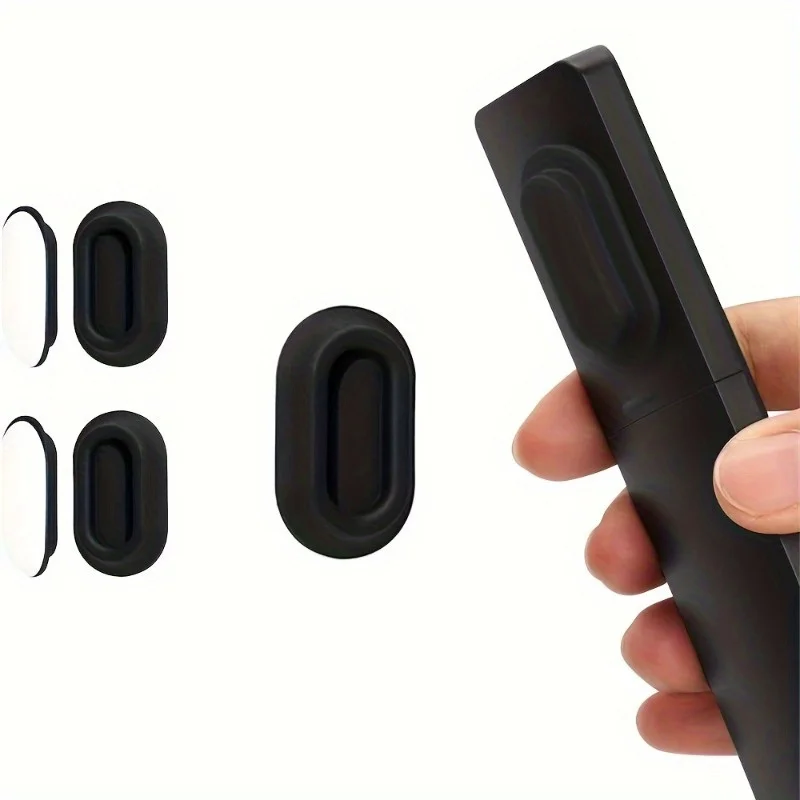 2 Pairs Magnetic Remote Holder Wall-Mounted, Easy Installation,  Secure Grip for Home Organization, Remote Control Holder