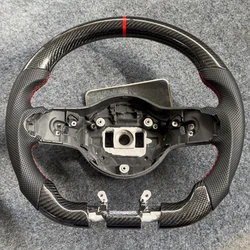 Real Carbon Fiber Steering Wheel For Mercedes-Benz AMG W205 W204 E300 W213 G500 W212 C63 S63 E63S GLC Vito 2009-2021 Old To New
