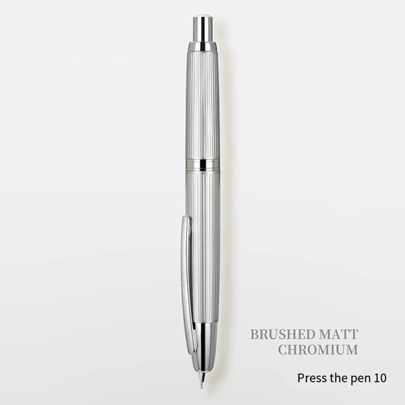 Jinhao 10 Light Luxury Press Retractable Type Fountain Pen For Calligraphy Writing Signing Office Gift Pen