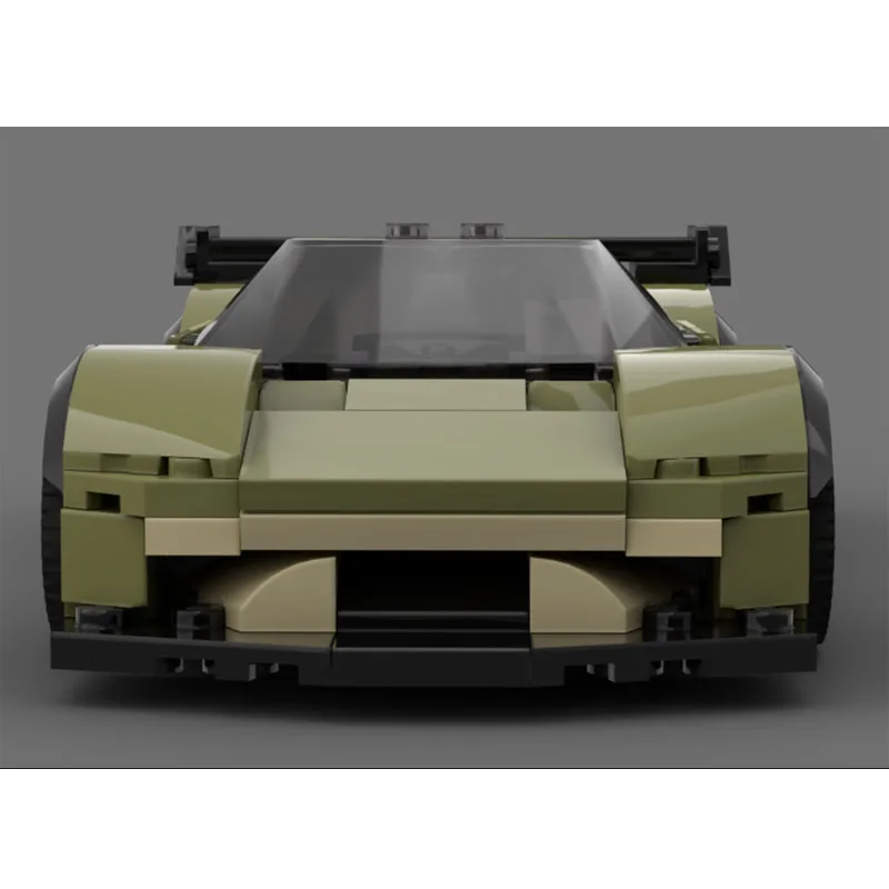 

MOC-239424 Новая классическая роскошная модель спортивного автомобиля, 225 деталей, креативная игрушка в подарок на день рождения для мальчиков и детей