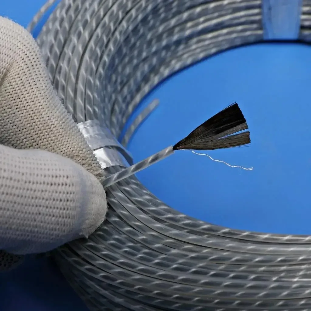 

NEW Upgraded heating cable transparent floor heating wire 100m 12K 33 ohm / M carbon electric heating cable