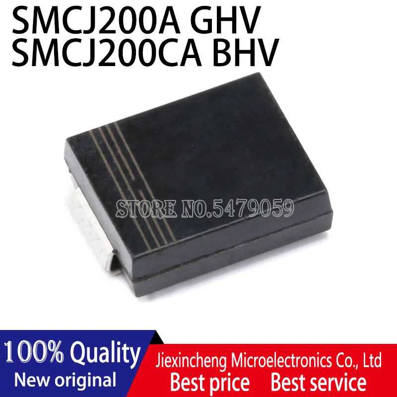 

50 шт., SMCJ200A GHV, SMCJ200CA, BHV, 200 в, SMC, стандартные телевизоры с диодами подавления переходных сигналов