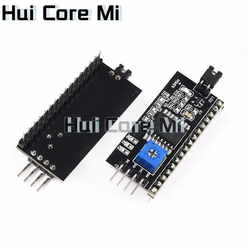 LCD1602 1602 Lcd Module Blauw/Geel Groen Scherm 16X2 Karakter Lcd Display PCF8574T PCF8574 Iic I2C Interface 5V Voor Arduino