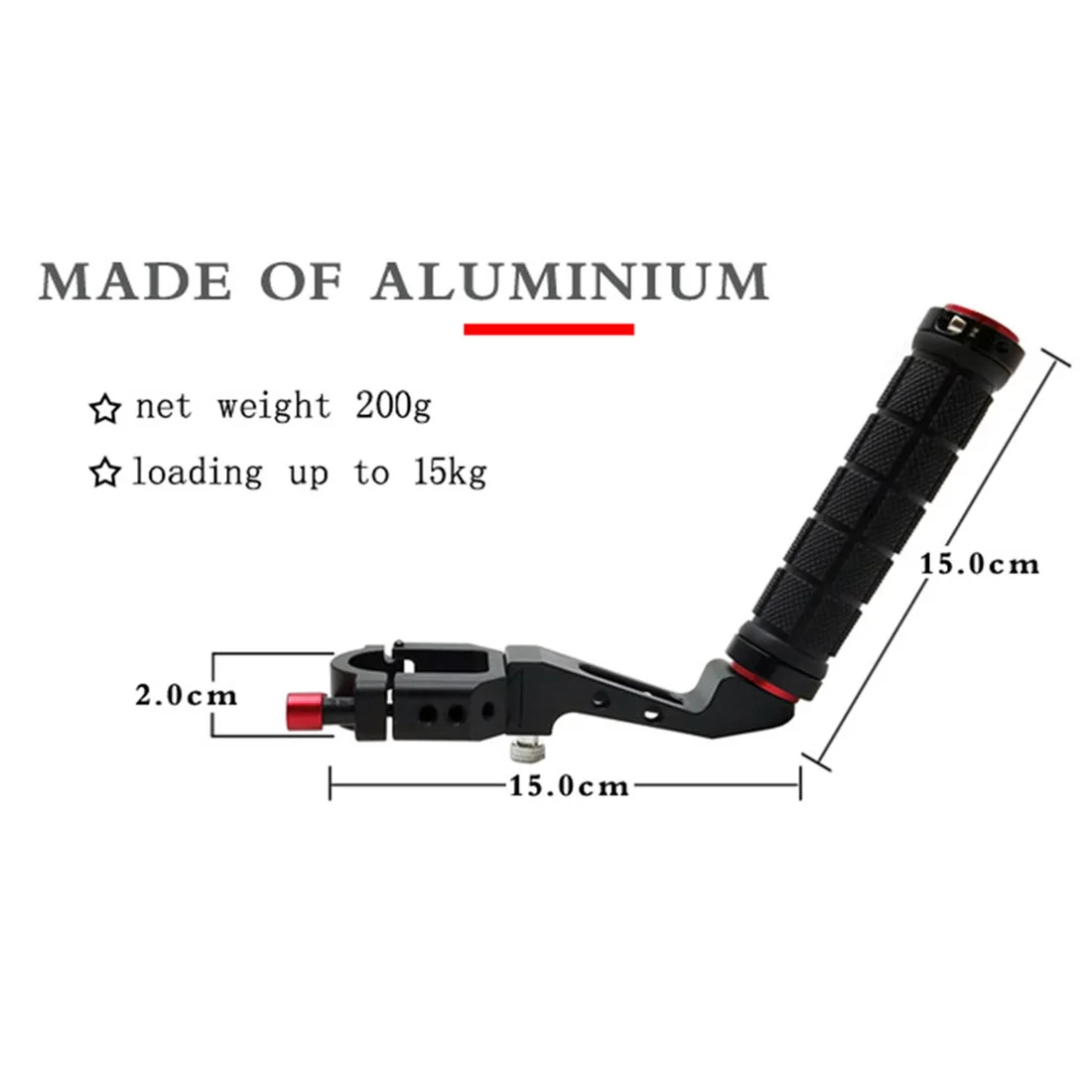 Vielseitiger Griffhalter, Halsring-Klemme, Halterung, Handstabilisator, Verlängerungsarm für Ronin S SC MOZA WeebillS Crane Gimbal – Detail 35