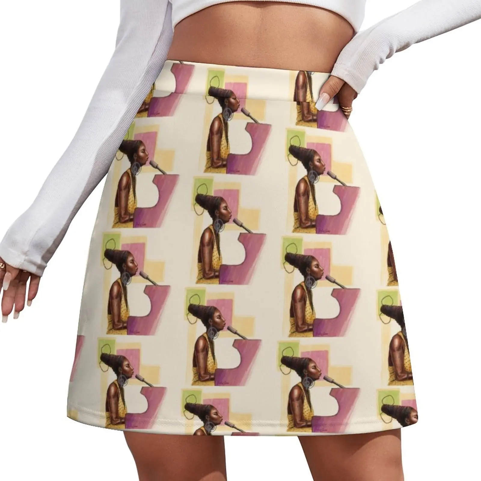 

Nina Simone by Julia Sanz Mini Skirt summer dress for women 2026 korean women's clothes Woman skirt cosplay