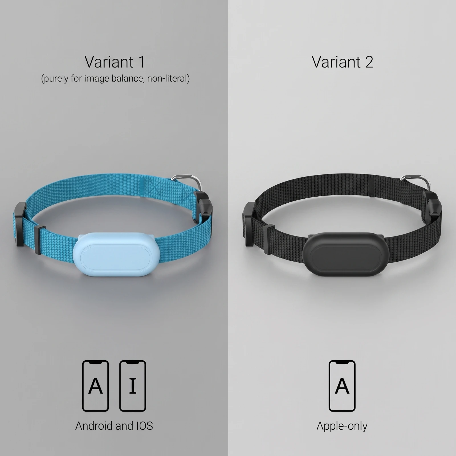 Positioning Collar Adjustable Tracker Collar Tracker with Holder Smart Lightweight for Pets, Walks, Outdoor