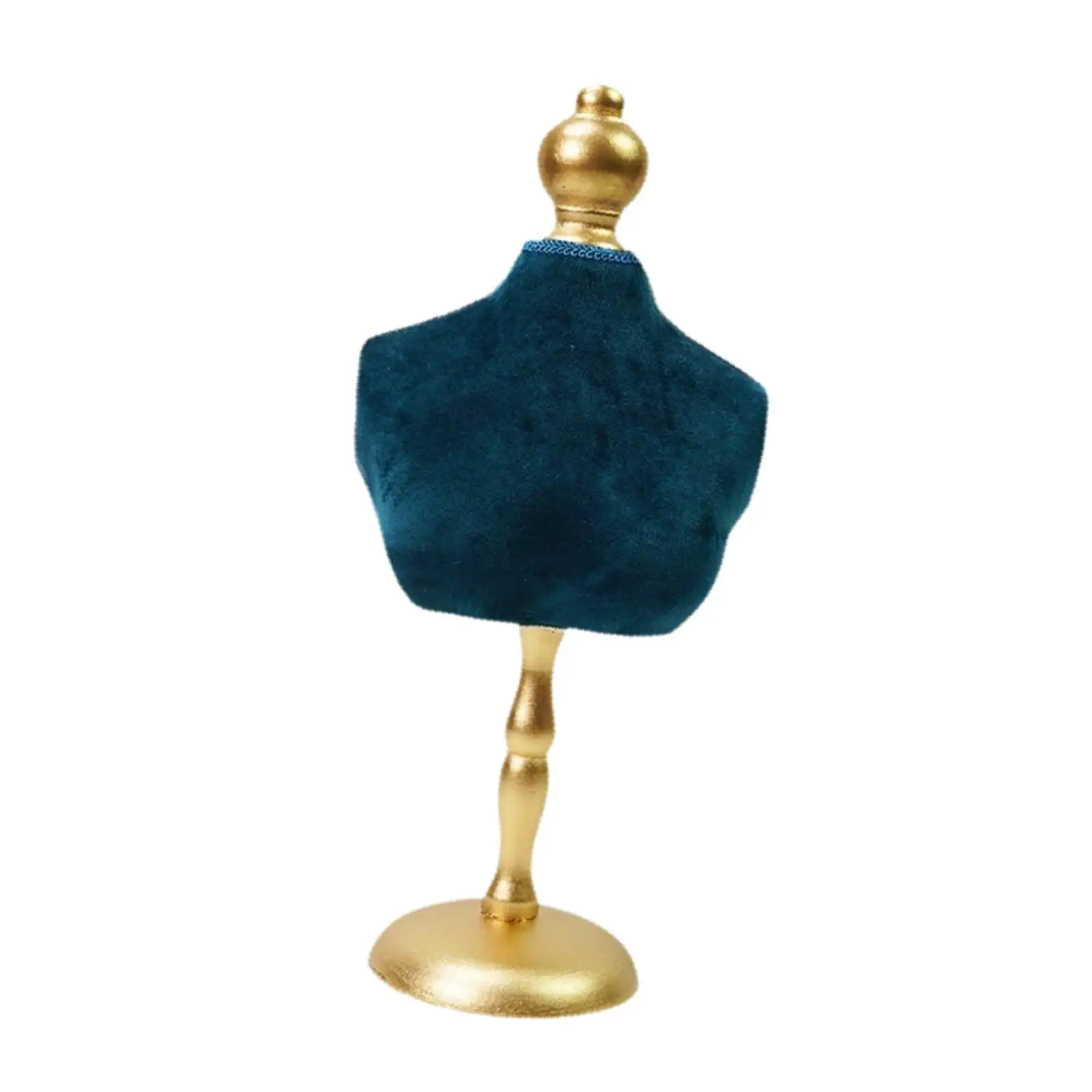 Bust Necklace Display Stand Presentation Decoration with Stand Necklace Mannequin for Fairs Dresser Retail Store Malls Selling