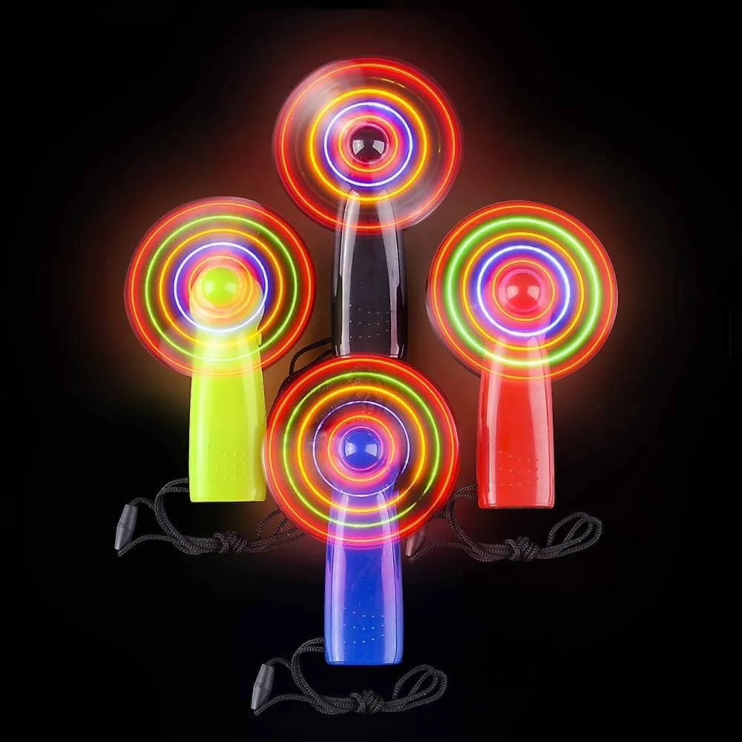 LED  Light-  Personal Fan w/Changing Patterns, Assorted Colors