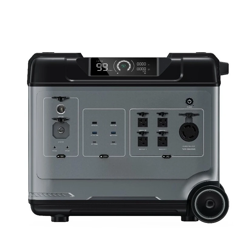 5000W 4000W Solar Generator 5120Wh Solar Generator Lifepo4 Power Station