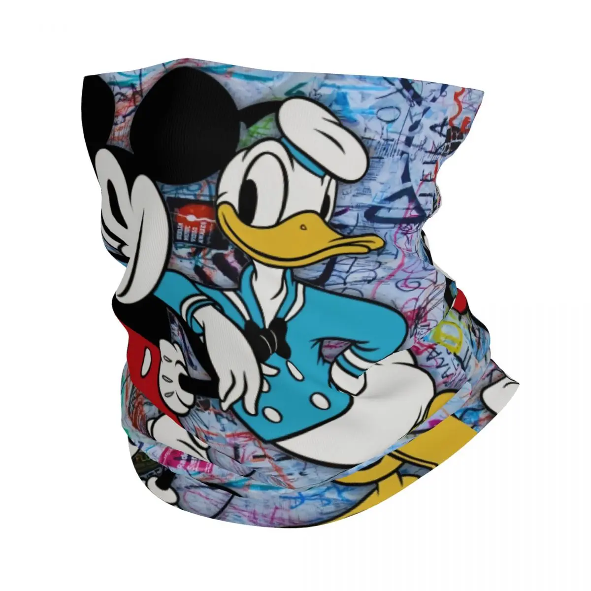 

CustoThe Микки Маус и Дональд Дак бандана зимняя утеплитель для шеи женский ветрозащитный шарф для лица для лыж мультяшные гетры повязка на голову