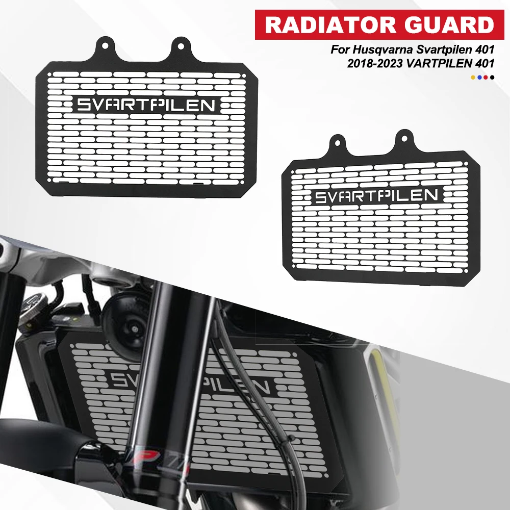 

For Husqvarna Svartpilen 401 2018-2023 VARTPILEN 401 CNC Motorcycle Accessories Radiator Grille Cover Guard Protection Protetor
