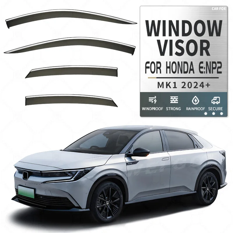 

Для Honda eNP2 2024+ Дефлекторы окон, навесы-козырьки, защита от дождя и солнца для боковых окон, автоаксессуары