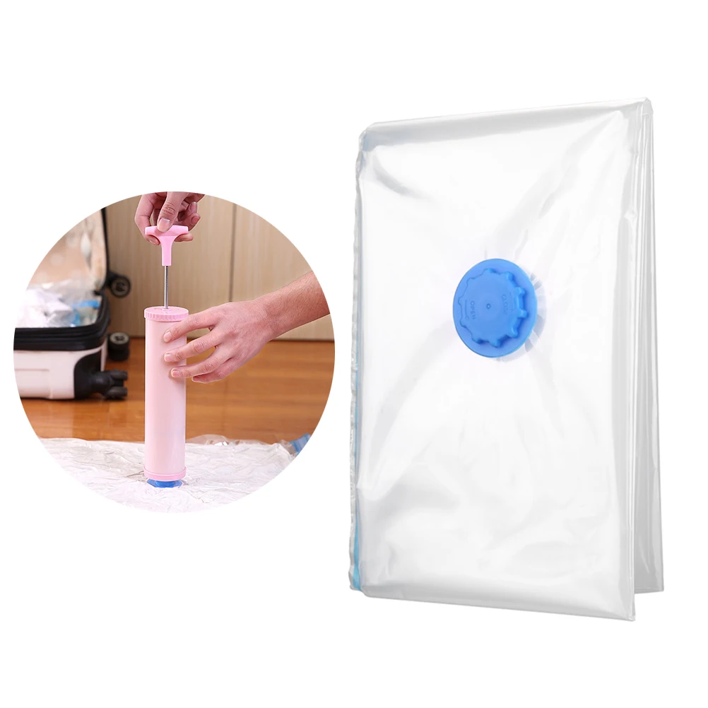 

Vacuum Storage Bag Large Capacity Waterproof Compression Bags Sealed Space Saver Clothes Storage Solution Save Space Organizer