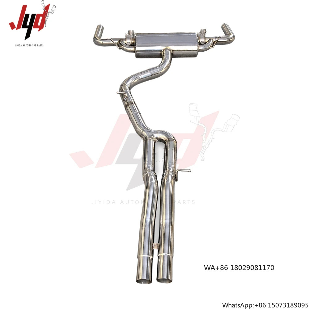 

Выхлопная система Catback оптом от производителя для TTRS 2.5T 2017-2023, нержавеющая сталь, с электронным клапаном и глушителем