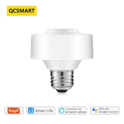 Tuya Smart Life ZigBee 3.0 gniazdo elektryczne oprawka do żarówki LED E27 E26 Google Home Alexa sterowanie głosem zegar DIY automatyka