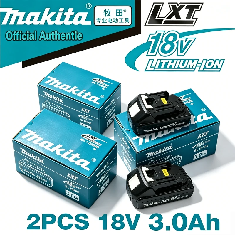 

3.0Ah 18V LXT Replacement Battery for Makita BL1890 BL1860 BL1850 Cordless Drill Driver Impact Wrench Tools