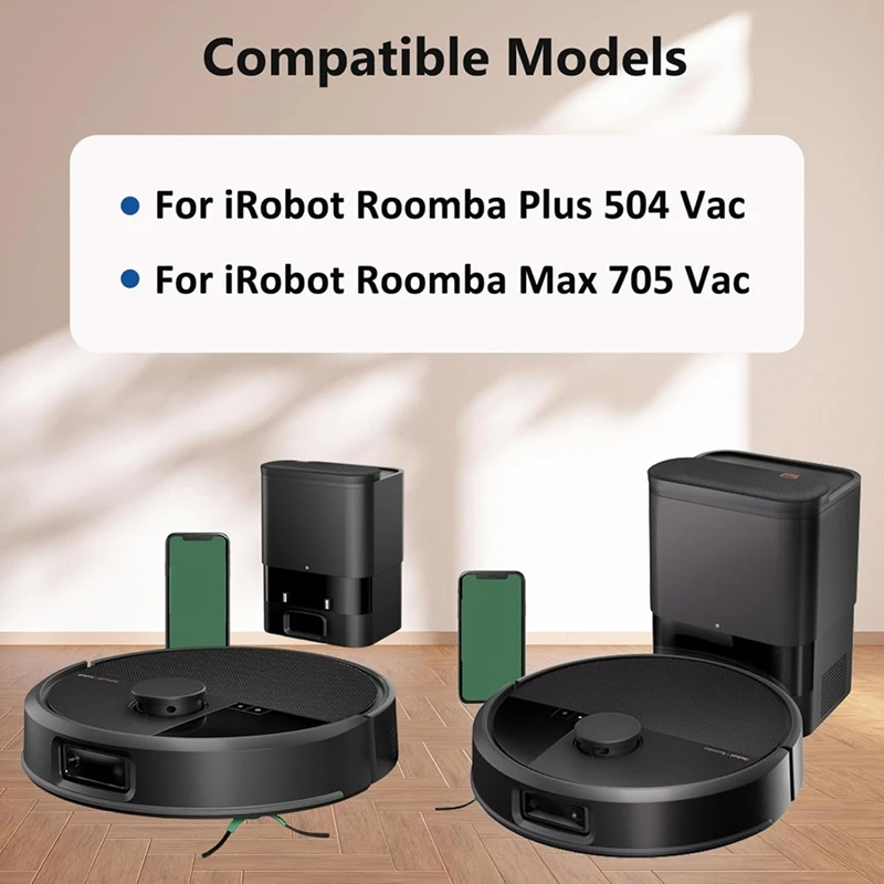 Accessories Parts Replacement for Plus 504 Vac, for Max 705 Vac Robot Vacuum