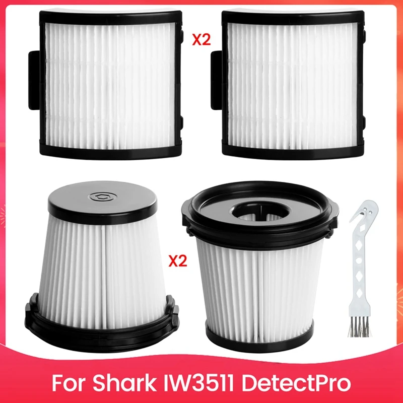 

HEPA Filters Replacement For Shark IW3511 Detectpro Lightweight Cordless Stick Vacuum Cleaner Parts