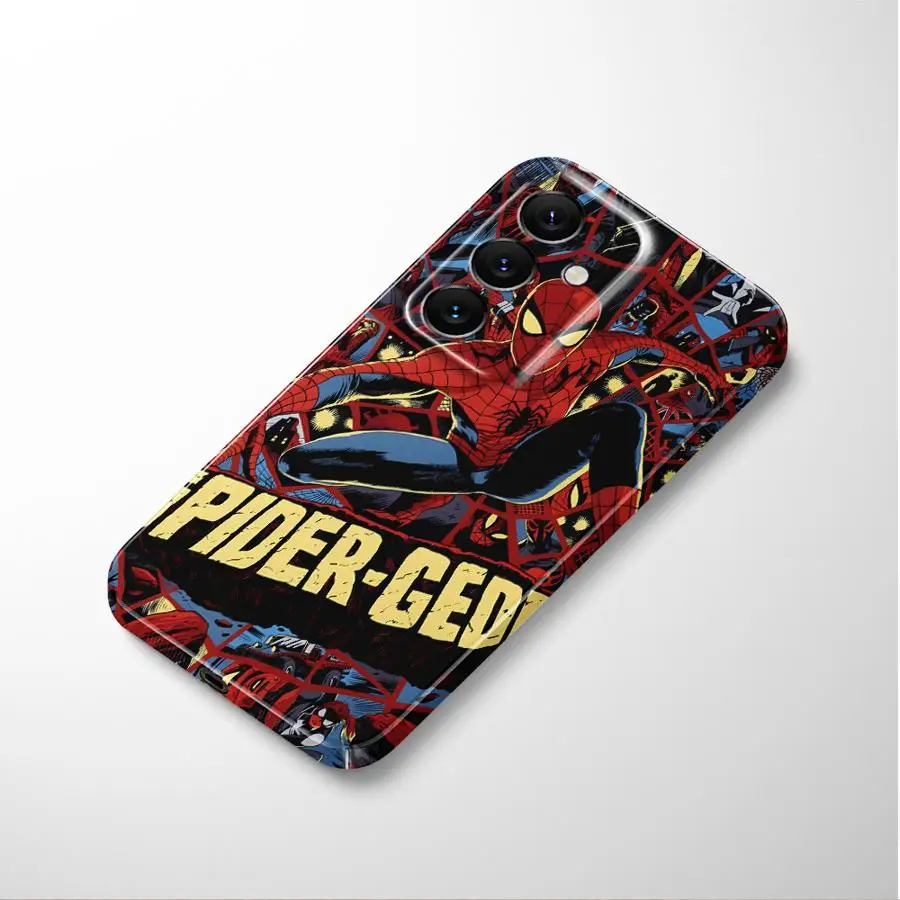 White Spider And Spider Man Case for Samsung Galaxy S24 Plus Note 20 S23 FE S21 S25 Ultra S22 S24+ S25+ S20 Hard Phone Cover