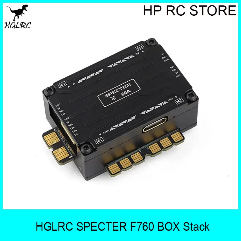 HGLRC SPECTER F760 BOX 20x20 F722 MPU6000 60A BL32 3-6S Stack for FPV Drone
