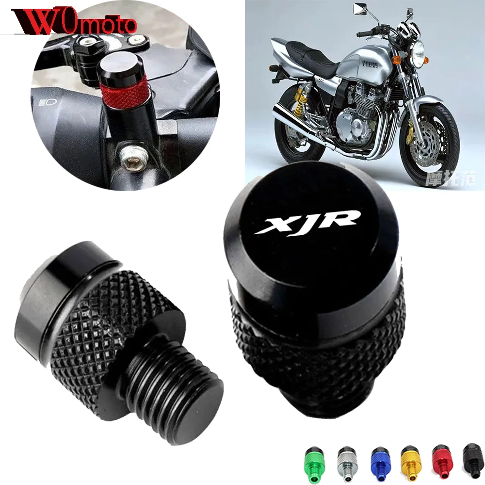 

New For YAMAHA XJR 1300 XJR1300 XJR1200 XJR 1200 1995-2025 Motorcycle M10*1.25 Aluminum Screws Bolts Mirror Hole Plugs Cap