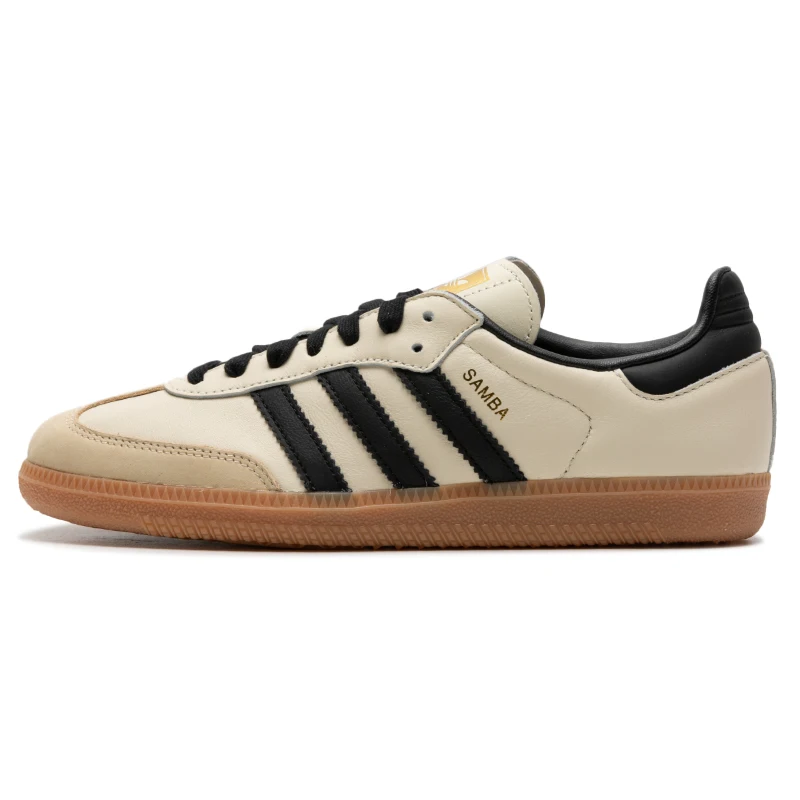 Adidas (Adidas) Trefoil Zapatillas de deporte para mujer Samba Og Trendy Fashion Zapatos casuales de caña baja Id0478