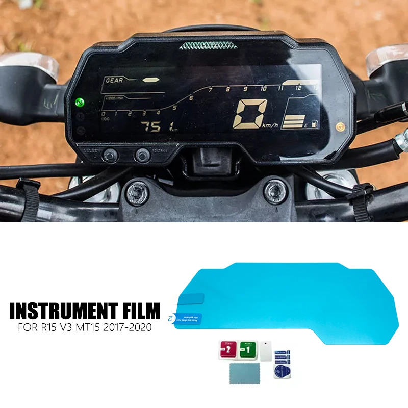 For YAMAHA R15 V3 MT15 Cluster Scratch Protection Film Screen Protector MT-15 YZF-R125 MT-125 2017 2018 2019 2020 Motorcycle