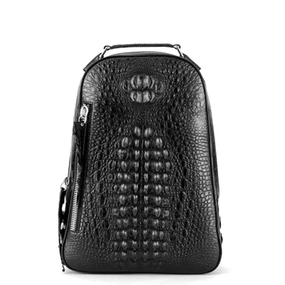 ousidun new  crocodile  leisure  male  backpack   large capacity  computer bag  travel men backpack