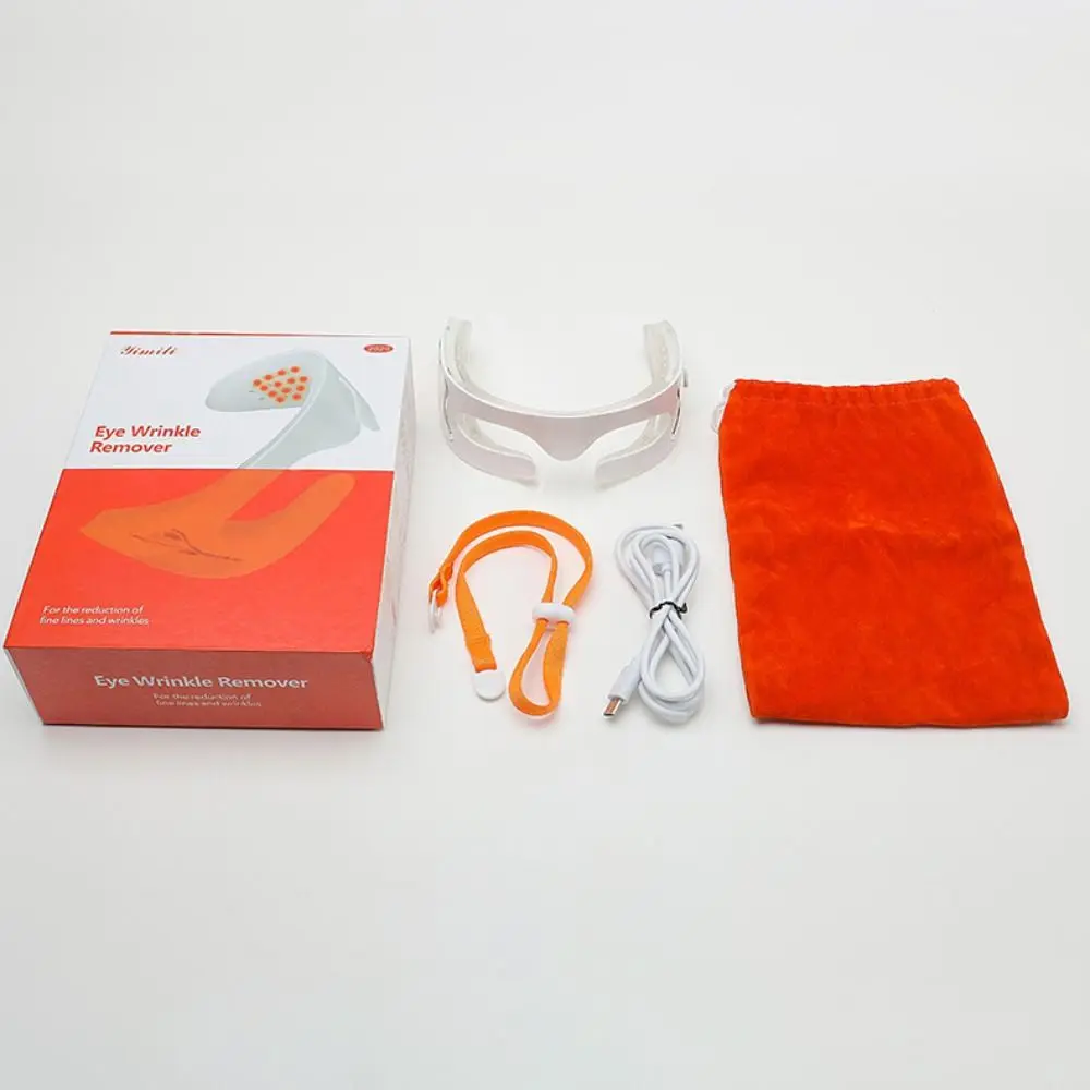 LED Photon Light LED Eye Massager Red Light Vibration Massage Relaxation Eye Massager 3D Massage Technology Muscle Relaxation