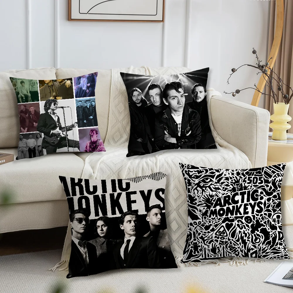 Band A-Arctic M-Monkeys Comfortable soft Pillow Case for Sofa Living Room Home office Decor and Protective Covers