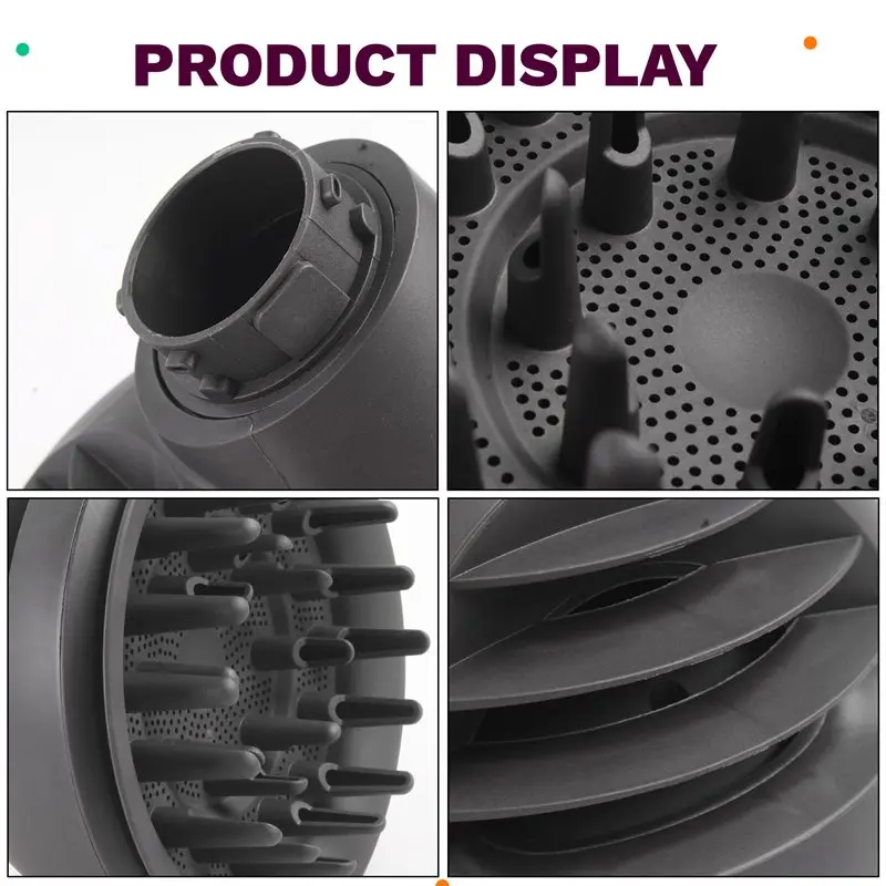 AB43-Upgraded Diffuser Wave Curl For Dyson Airwrap HS09/Co-Anda2x , Attachment Diffuser Nozzle Dome And Diffuse Modes