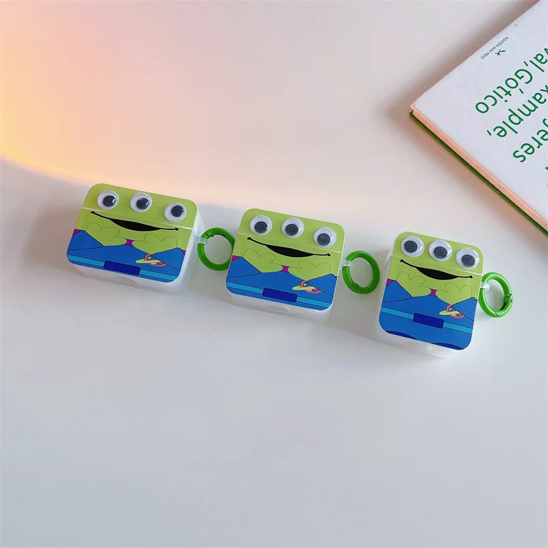 Disney Toy Story Aliens For Apple AirPods 1 2 Pro Bluetooth Headphone Cover 3rd Generation Silicone Soft Cover Protective Case